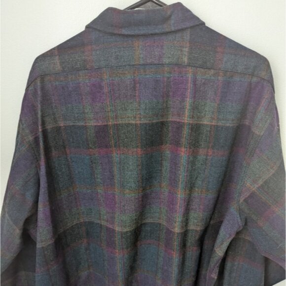 Vintage 60s Men's Pendleton Wool Flannel, 2XL - Picture 5 of 6